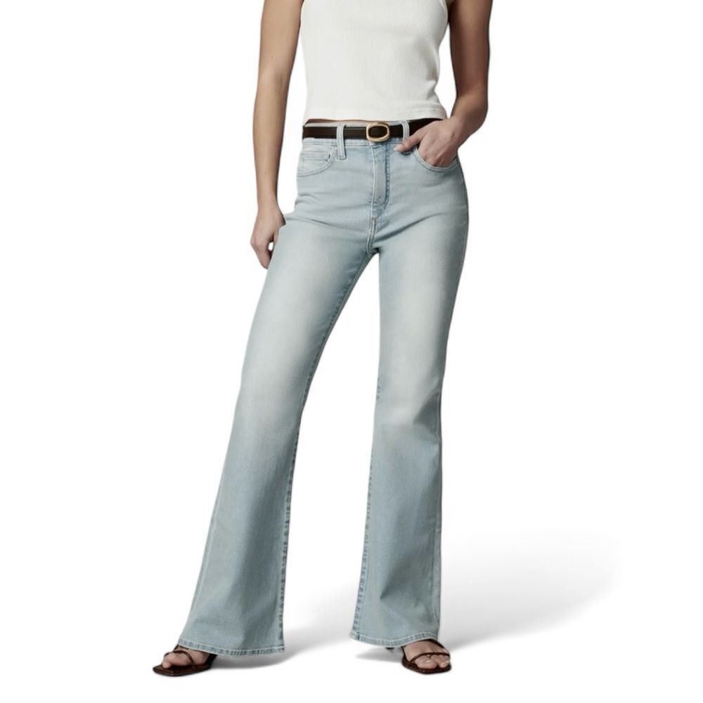 Joe's Jeans Size 24 Light Wash Caryl High-Rise Flare‎ Not Distressed